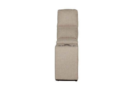 Console Sectional (with USB Charger) - Mushroom Fabric