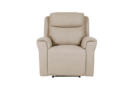 Rus-351-MH 1 Seater Electric Recliner - Mushroom Fabric