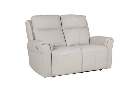2 Seater Electric Recliner- Stone Leather
