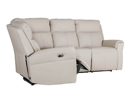 Corner Group Electric Recliner (4pcs) - Stone Leather
