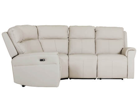 Rus-359-ST Corner Group Electric Recliner (4pcs) - Stone Leather