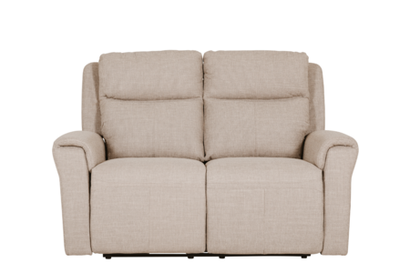 Rus-352-MH 2 Seater Electric Reclininer - Mushroom Fabric
