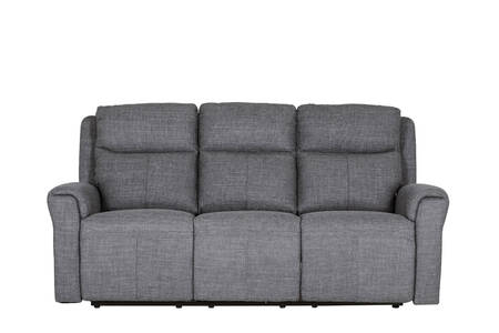 Rus-353-CL 3 Seater Electric Recliner - Charcoal Fabric
