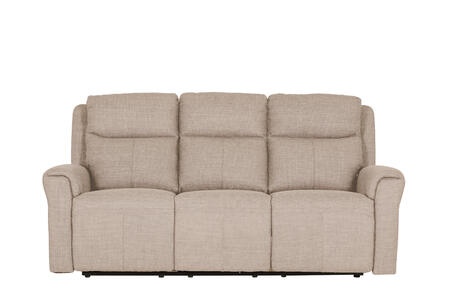 Rus-353-MH 3 Seater Electric Recliner - Mushroom Fabric