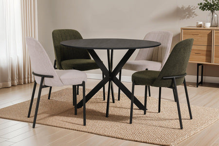 Dining Table Round 1100mm - Smoke