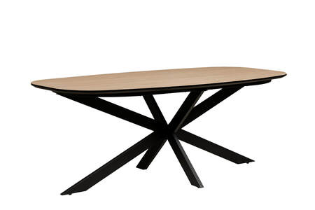Sda-160-BN Dining Table Oval 1600mm - Oak