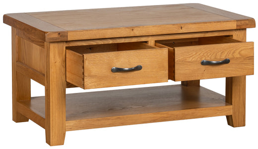 Coffee Table With 2 Drawers