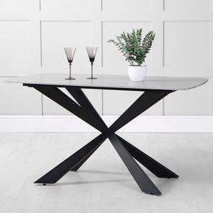 T1-14T-G 1.4M Grey Dining Table