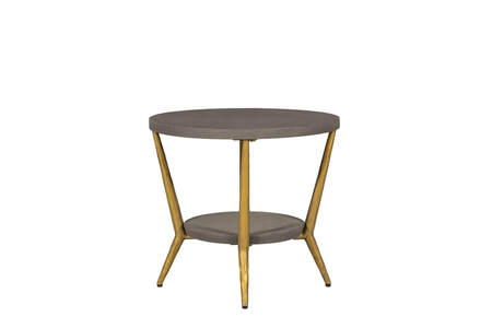 Lamp Table Round - Grey