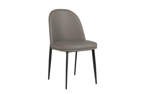 Dining Chair Leather - Grey