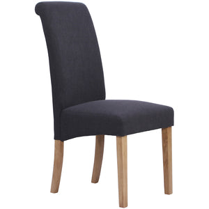 WES016 Rollback Chair in Dark Grey