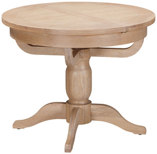 Round Pedestal Extending Table
