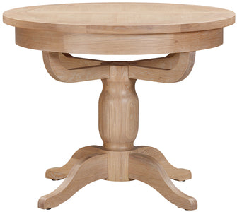 WIL140 Round Pedestal Extending Table