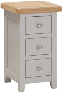 Compact 3 Drawer Bedside