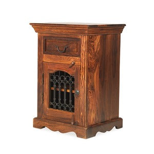 SH-031L - Bedside Cabinet Left Open - W50 H70 D40