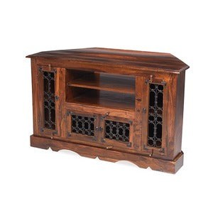 Corner Large Tv/Dvd/Vcr Cabinet