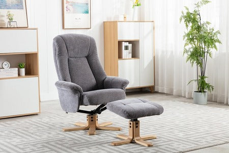 Swivel Recliner - Fabric