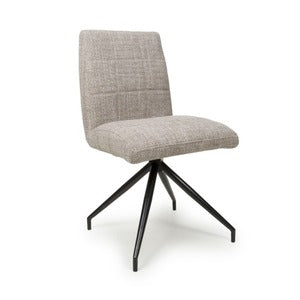 Dining Chair Tweed Oatmeal