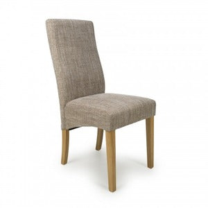 Tweed Oatmeal Dining Chair
