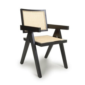 174-24-01-05-01 Dublin Rattan Black Dining Chair