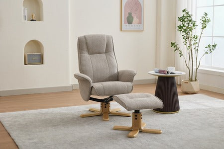 Swivel Recliner - Fabric