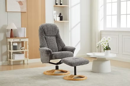 Swivel Recliner - Fabric