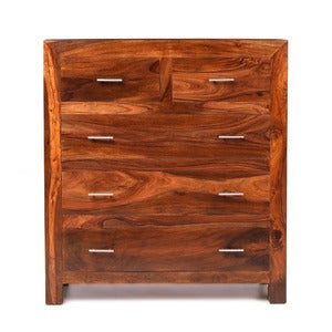 CB-01 - 2 Over 3 Drawer Chest - W100 H110 D43