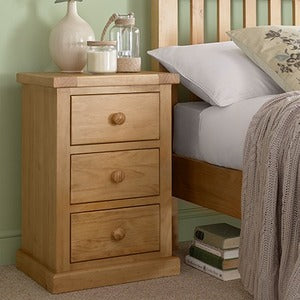 Small 3 Drawer Bedside