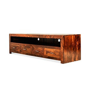 CU-47 - Cube Long 4 Drawer Tv Unit - W200 H50 D55